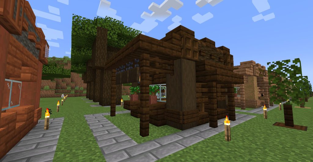 木材見本の小屋、その１