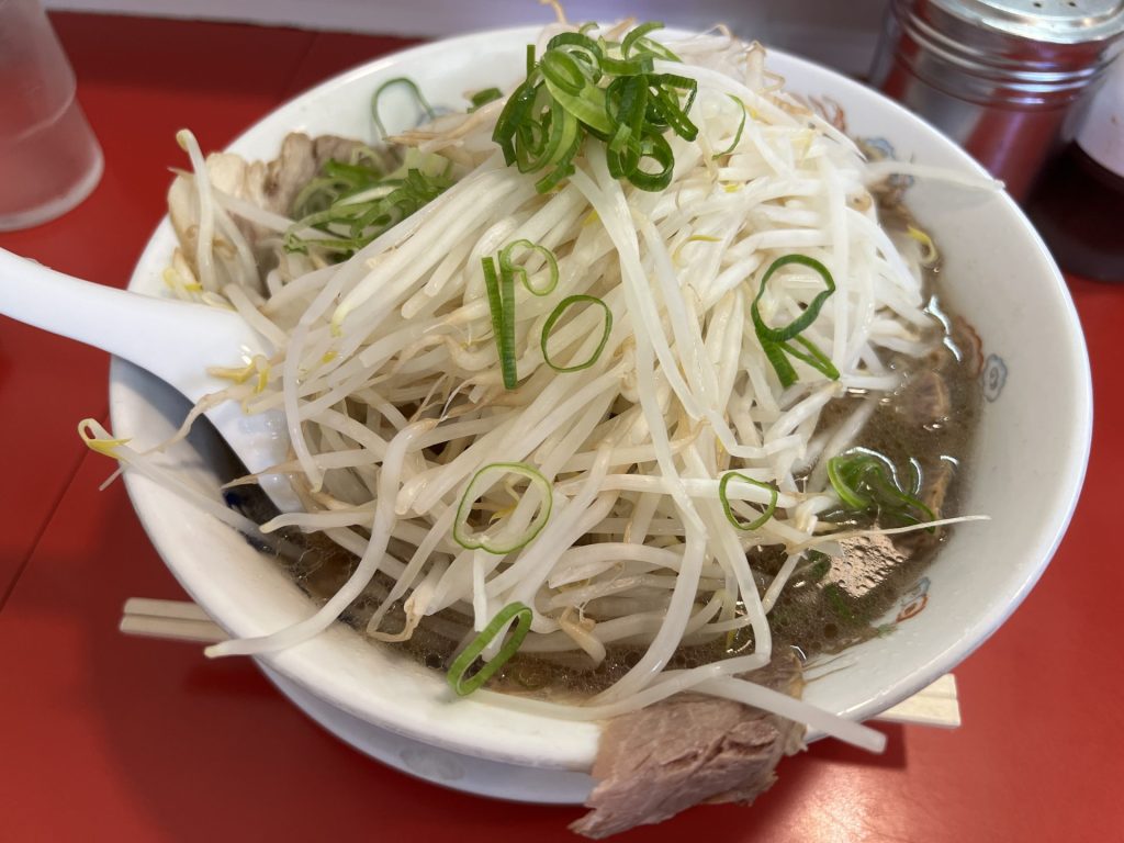 夜はラーメン