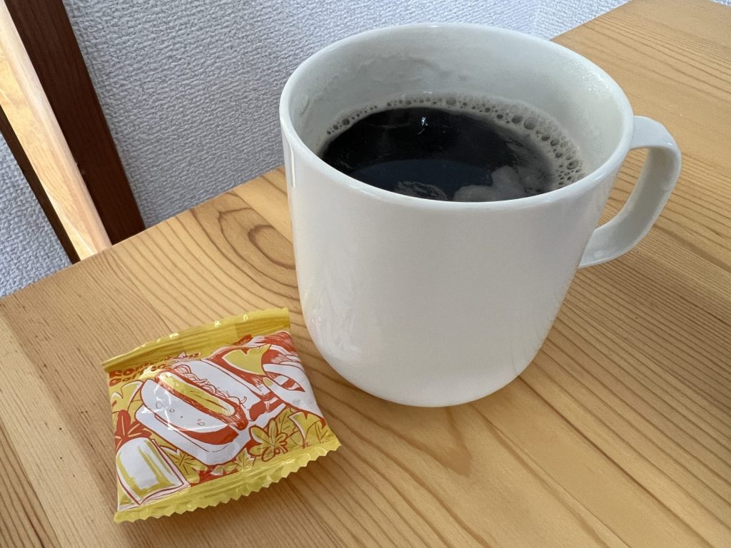 コーヒー飲んで仕事へ